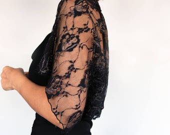 lace shoulder wrap