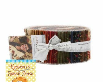 Jelly Roll/Harvest Hill/Kansas Troubles/Moda Precut/Quilting/Moda Jelly Roll/Fabric/strips/fabric strips/quilting fabric