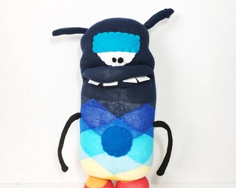 OG - Handmade Monster, Boy, Stuffed Toy, Sockmonster