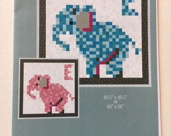Stinkin' Cute baby quilt pattern - Lorrie Franz for Bean Counter Quilts - 49 1/2" x 49 1/2" or 66" x 66"