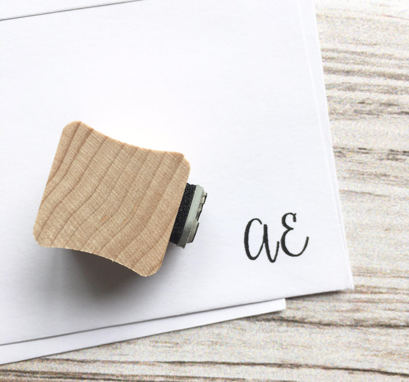 Initials Stamp Name Signature Personalized Custom Bridesmaid