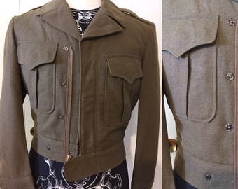 Vintage army jacket | Etsy