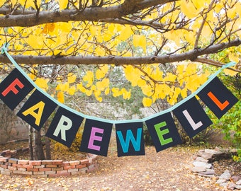 Farewell banner | Etsy