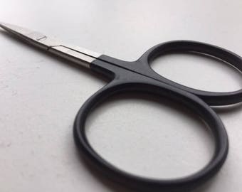 Black embroidery scissors, medical quality (very sharp!) and vintage look