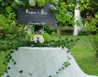 mariage décoration rustique Livre d'or alternatif panneau personnalisé signatures de vos invités