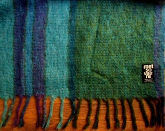 Mohair Throw, Lap Blanket, Hand Woven in Finland, Metsovaara
