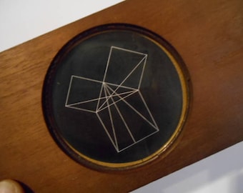 The 47th Problem Victorian Magic Lantern Slide Freemason