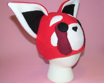 Fleece Red Panda Hat