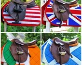 Flag Saddle Pad Pick Your Country - MADE TO ORDER