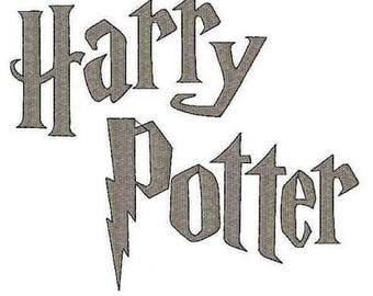 Embroidered Harry Potter Letters