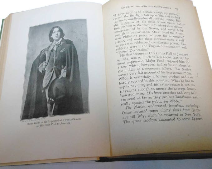 FREE SHIPPING Oscar Wilde, His Life and Confessions (with Bernard Shaw's Memories) Frank Harris Volume I, hard cover 1916, 1st edition
