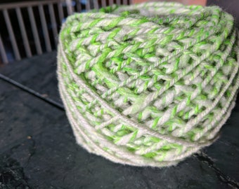 Handspun Yarn - Wool, Alpaca, Angelina Blend