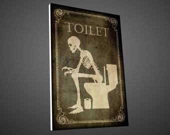 Skeleton Toilet Door Sign Wc Door Sign Restroom Door Sign Gothic Door Sign Skeleton Toilet Door Sign Wc Door Sign Restroom Door Sign Gothic Door Sign