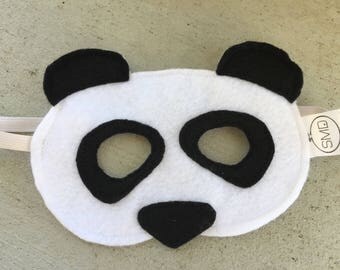 Penny the Panda Mask - Bear, Zoo Animal, Roar, China, Costume, Halloween, Christmas Gift, Party Favor, Panda Party, Monochrome, Dress Up