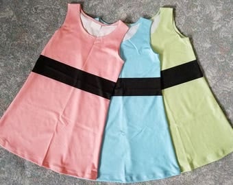 Powerpuff Girls-Inspired Costume Cosplay Dress (Kids Sizes)