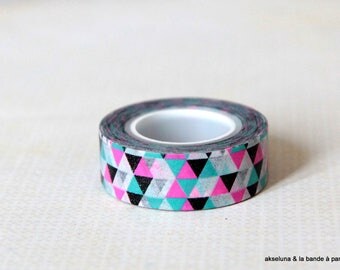 Masking tape / adhesive tape - geometric pattern 15mm x 10m