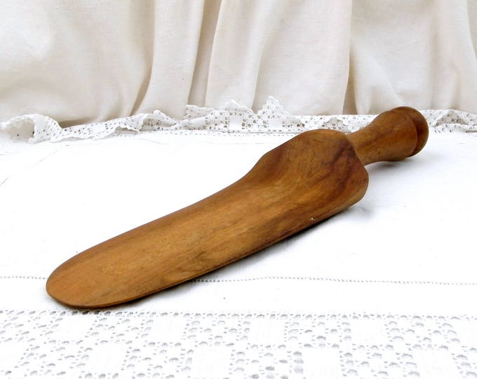 Large Vintage Wooden Spatula / Pizza Slice, Retro French Kitchenware / Bakeware, Kitchen Decor, Serving Utensil Made of Wood from France