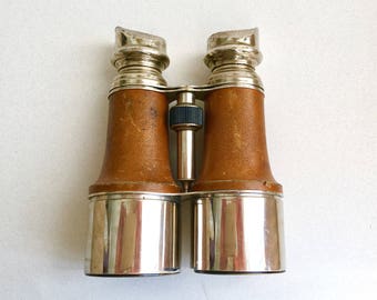 1800s Navy Binoculars, 1900 Navy Binoculars, Military Binoculars, Chevalier Paris.
