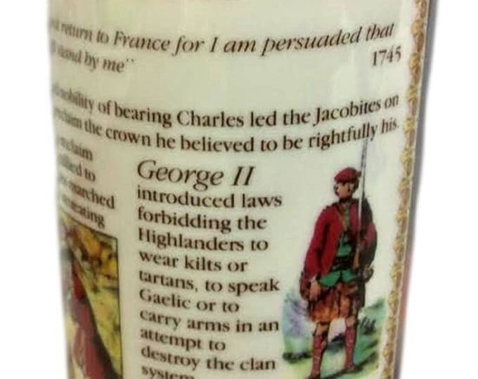 Dunoon Coffee Mug, Ruth Boden, Kings and Queens, Scotland, Bonnie Prince Charlie, Stoneware Coffee Mug, Gift For Christmas, Gift For Friends