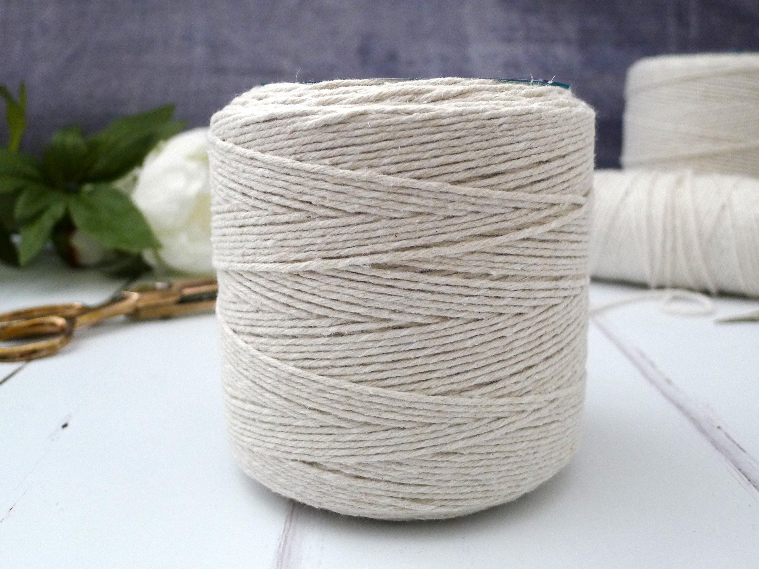 Uncategorized Macrame Twine 2mm macrame twine twisted cotton cord natural