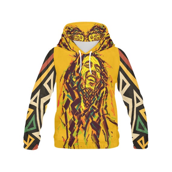 Rasta / Bob Marley Hoodie / Custom hoodies / Hoodies for men