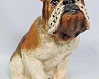 Bulldog statue | Etsy