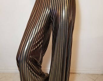FREE SHIPPING Lame Palazzo Pants