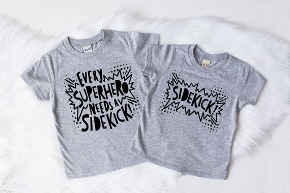 Download Superhero Shirt Superhero Sidekick Big Brother Little