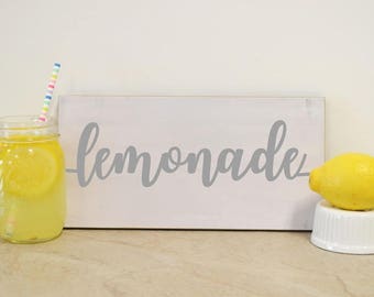 Lemonade sign | Etsy