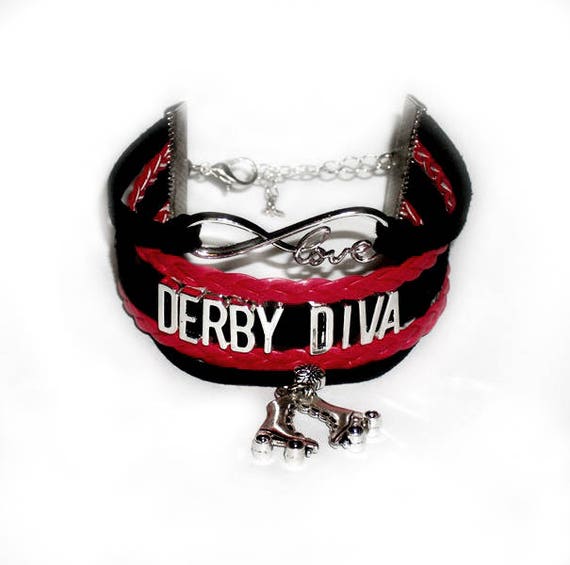 Roller Derby Bracelet Roller Derby Jewelry Derby Sister