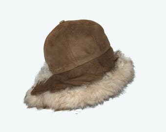 70's Fredrikson warm sheepskin hat, Made in Finland