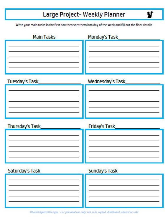 Adhd planner organizer