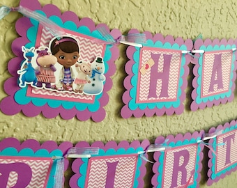 Doc McStuffins Birthday Banner, Doc McStuffins Birthday, Doc McStuffins Birthday Party, Doc McStuffins Birthday Shirt