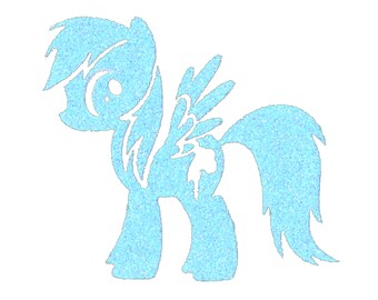MY LITTLE PONY Iron On Design, My Little Pony Costume, Rainbow Dash Lover, Brony, Birthday Party, Halloween and Dress Up