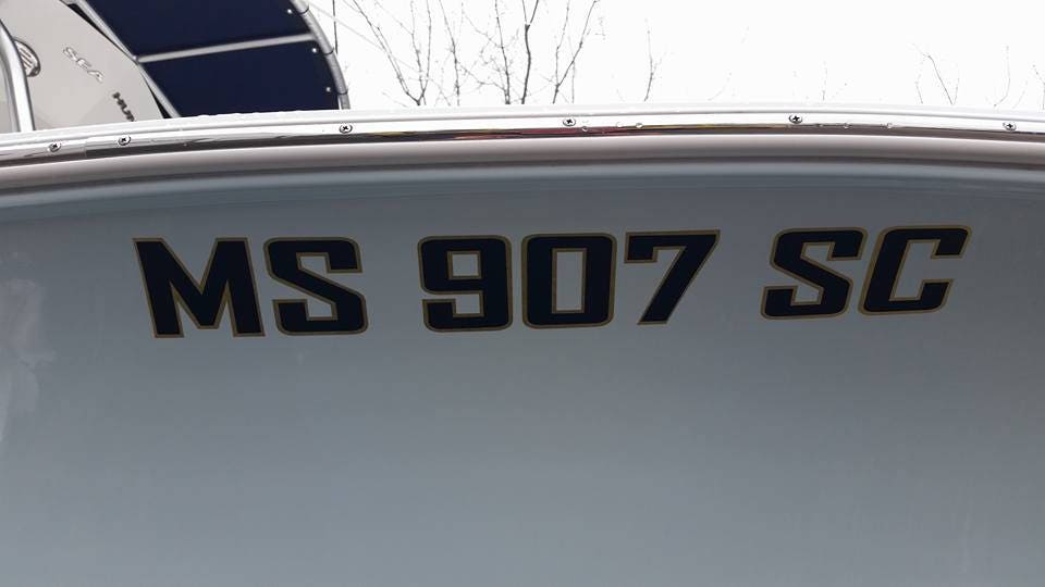 Boat Registration Numbers