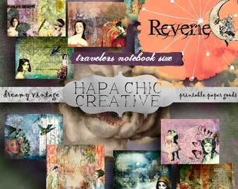 Reverie I Travelers Notebook Kit Travelers Notebook Inserts midori travelers notebook inserts printable travelers inserts Midori Kit
