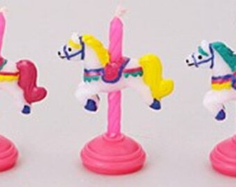 Carousel Horses Candle Set