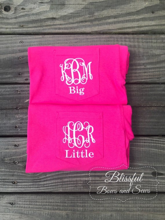 pink big little shirts