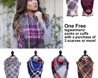Blanket Scarf, gift for her, plaid scarf, fall scarf, monogrammed scarf, bridal wrap, evening wrap, oversized scarf, tartan scarf, wool,sc01