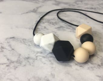Teething Necklace | Baby Teething Necklace | Baby Shower Gift | Chewable | Chewlery | Chew Beads | Chew Necklace | Baby teether | New Mom