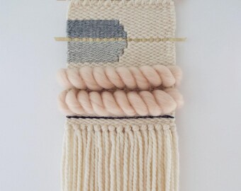 Woven Wall Hanging, Wall Art, Wall Decor, Weaving, Fiber Art, Tissage