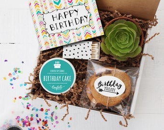 Happy Birthday Gift Box - Send a Birthday Gift | Birthday in a Box | Friend Gift | Coworker Gift | Birthday Card