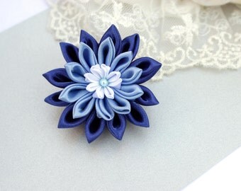 School hair bows for girls School bow for hair School uniform bows For baby girls bows For Toddler hair bows Blue hair ties Kanzashi hair