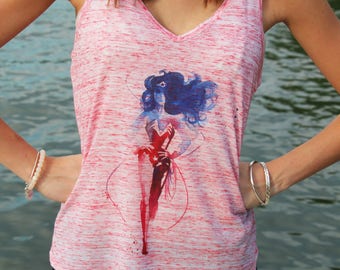 Wonder Woman Shirt - Wonder Woman Tank Top - Wonder Woman - Birthday Shirt - Gift for Her - Gift for Mom - Mom Shirt - Strong Mama Shirt -