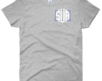 State Love Shirt,State Monogram,Sorority Letters,Big Little Sorority Shirts,State Love,Monogrammed Colorado Shirt ANY STATE AVAILABLE