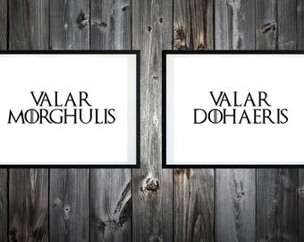 valar dohaeris t shirt