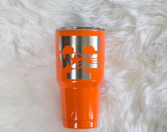 Tennessee Vols yeti powder coated