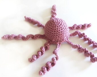 Cat Toy - Catnip Toy for Cats/Kittens - Crochet Octopus - Cat Toy