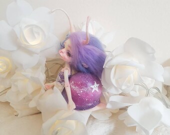 Twyla: Resin 1/8 Bjd doll chateau Larry Snail Model Handmade Doll Galaxy Star Shell