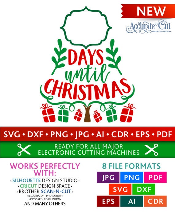 Download Days Until Christmas Svg Days Until Christmas Cut Files